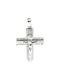 Xrisokosmima Men's White Gold Cross 14K