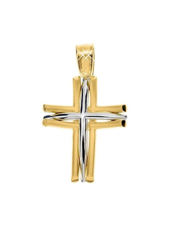 Xrisokosmima Herren Gold Kreuz 9K