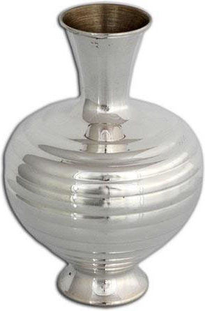 SilverBrand.gr Βάζο Ασημένιο Ασημί 7xΥ10cm