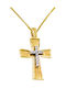 Women's Gold Cross 14K with Chain