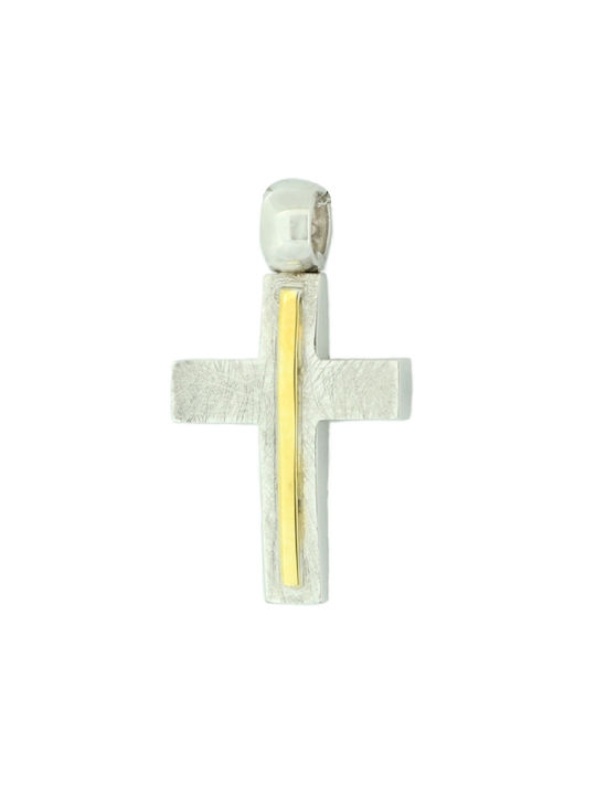 Herren Gold Kreuz 14K