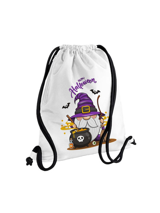 Koupakoupa Happy Halloween Gym Backpack White