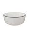 S-d Cereal Serving Bowl Round made of Porcelain White with Diameter 14cm