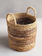 Wicker Decorative Basket Natural 34x34x45cm Ravenna