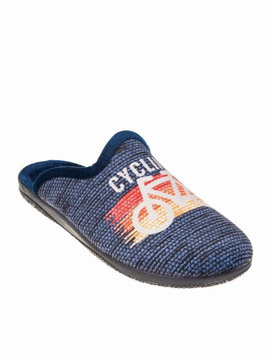 Adam's Shoes Anatomic Kids Slippers Blue