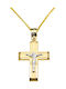 Men's Gold Cross 14K with Chain