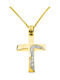 Women's Gold Cross 14K with Chain