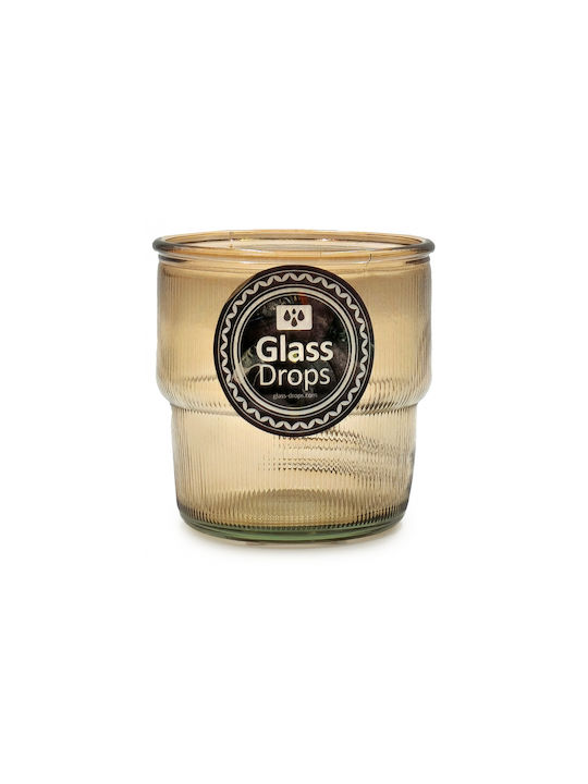 Glass Drops Чаша за Вода в Бежов Цвят 300мл
