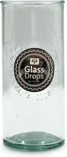 Glass Drops Glas Wasser aus Glas in Grün Farbe 550ml