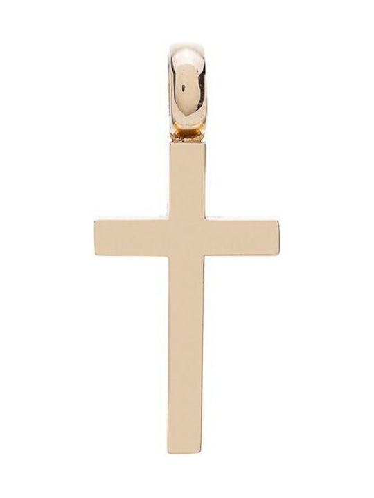 Vitopoulos Herren Gold Kreuz 14K