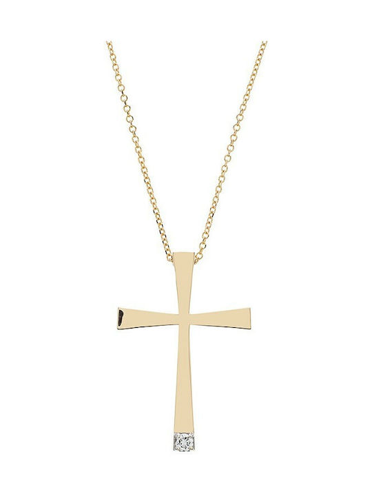 Vitopoulos Damen Gold Kreuz 14K