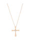 Vitopoulos Women's Rose Gold Cross 18K