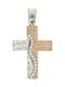 Vitopoulos Women's White Gold Cross 14K