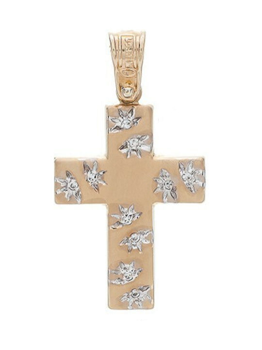 Vitopoulos Damen Gold Kreuz 14K