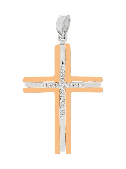 Vitopoulos Damen Gold Kreuz 18K