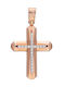 Vitopoulos Women's Rose Gold Cross 14K