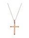 Vitopoulos Women's Rose Gold Cross 14K