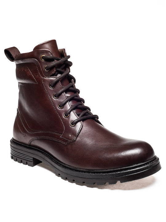 Rover Leather Brown Boots