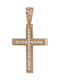 Women's Rose Gold Plated Cross