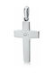 Chrilia White Gold Cross 18K