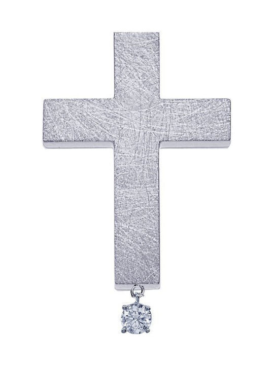 Savvidis White Gold Cross 14K