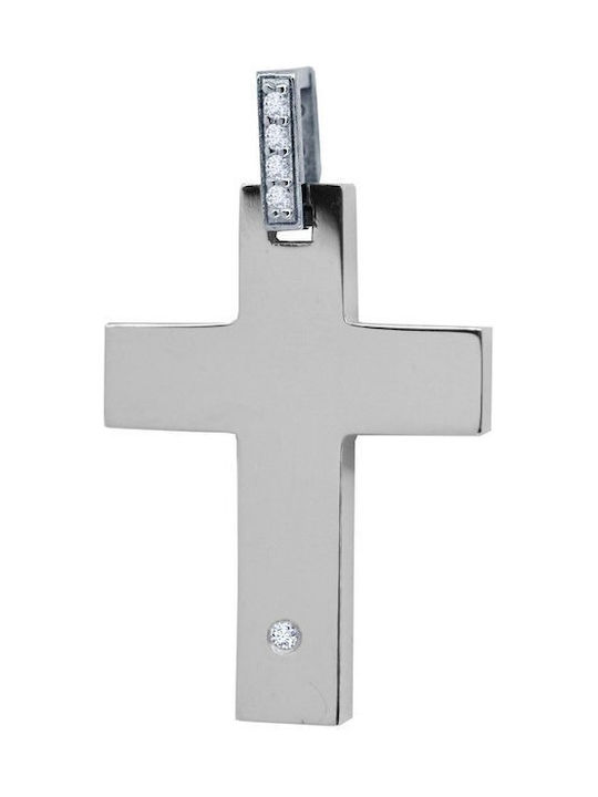 Savvidis White Gold Cross 14K