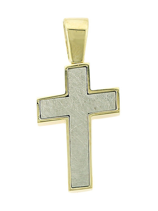 Ortaxidis Herren Gold Kreuz 14K