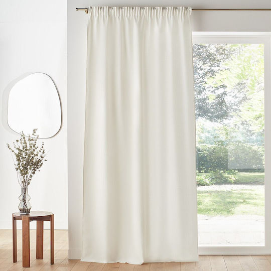La Redoute Interieurs Curtain With Pencil Pleat Beige 140x260cm