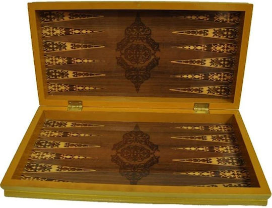 Wooden Handmade Backgammon Wooden 50x50cm