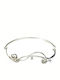Polytimo Damen Armband aus Weißgold 14K
