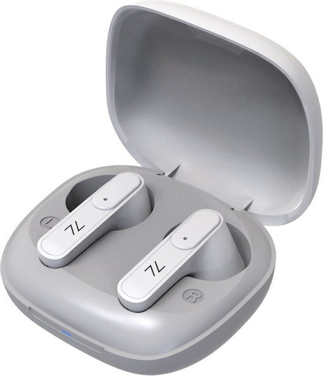 NSP Nspods BN510W Earbud Bluetooth Handsfree Ακουστικά με Αντοχή στον Ιδρώτα και Θήκη Φόρτισης Λευκά