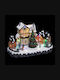 Christmas Illuminated Decorative Village with Electric with Music and Movement 31x19.5x19cm.