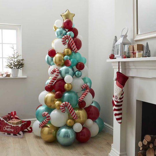 Aufblasbar Weihnachtsdekoration Baum Klassisch Mehrfarbig