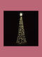 Christmas Decorative Illuminated Plastic Tree 230cm IP44 Green
