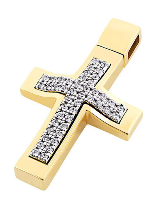 Iris Jewerly Damen Gold Kreuz 14K