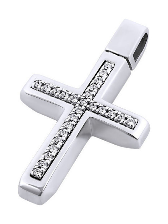 Iris Jewerly Damen Weißgold Kreuz 14K