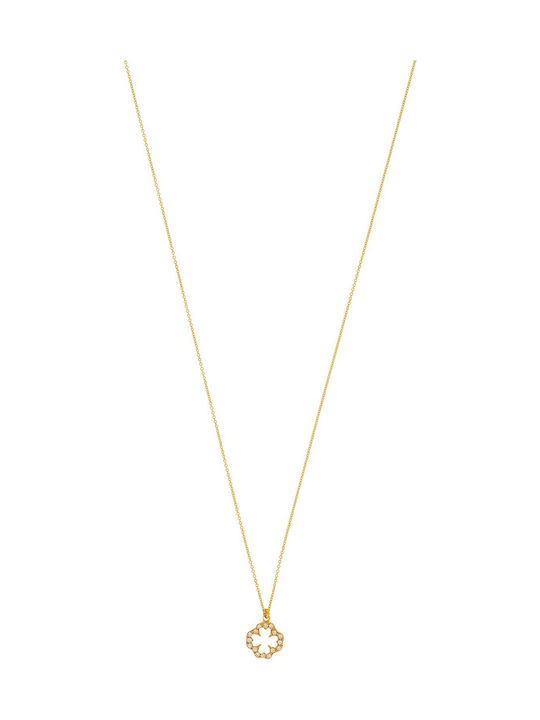 Vitopoulos Halskette aus Gold 18k mit Diamant