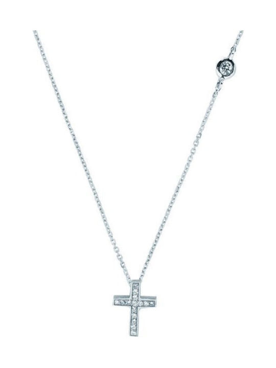 Savvidis Weißgold Kreuz 18K