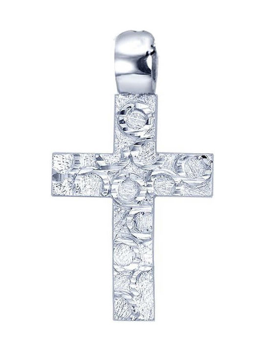 Savvidis White Gold Cross 14K with Chain