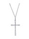 Savvidis White Gold Cross 18K