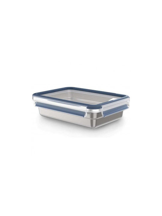 Tefal Masterseal Δοχείο Φαγητού Inox Ασημί 1.2lt