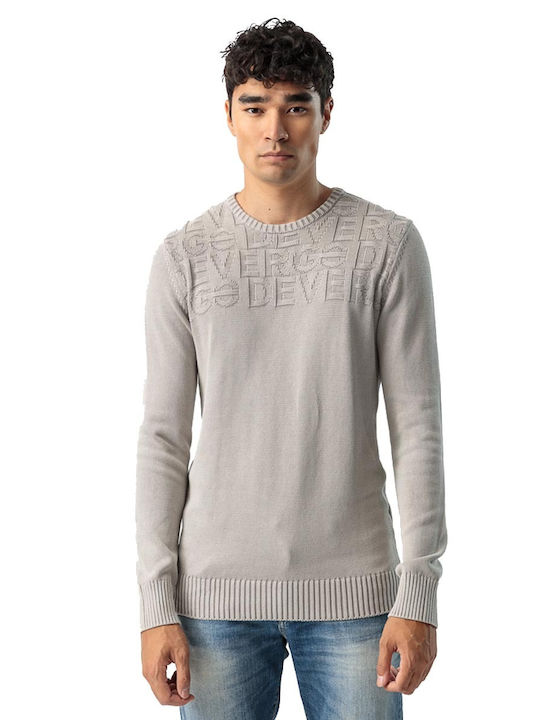 Devergo Herren Langarm-Pullover Gray