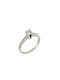 Single Stone from White Gold 14K