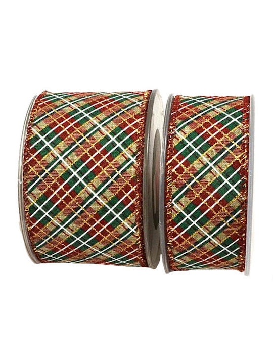 Kappa Decor Christmas Ribbon Burgundy 1pc