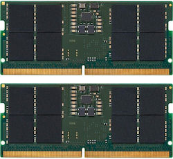 Kingston Value 64GB DDR5 RAM with 2 Modules (2x32GB) and 5600 Speed for Laptop