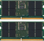 Kingston Value 64GB DDR5 RAM mit 2 Modulen (2x32GB) und Geschwindigkeit 5600 für Laptop