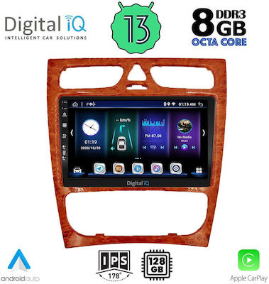 Digital IQ Sistem Audio Auto pentru Nissan Cireș 1999-2004 (Bluetooth/USB/WiFi/GPS/Apple-Carplay/Android-Auto) cu Ecran Tactil 9"