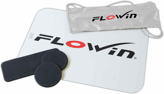 Flowin Στρώμα Γυμναστικής Pilates Λευκό (98x68cm)
