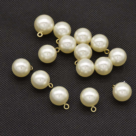 Handibrand Metallisch Anhänger-Motiv für Schmuck in Form Perle