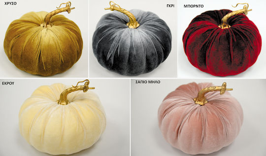 Velvet Christmas Decorative Element for DIY Crafts Gold